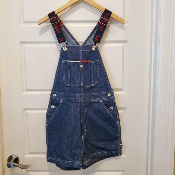 blue jean overall pants
